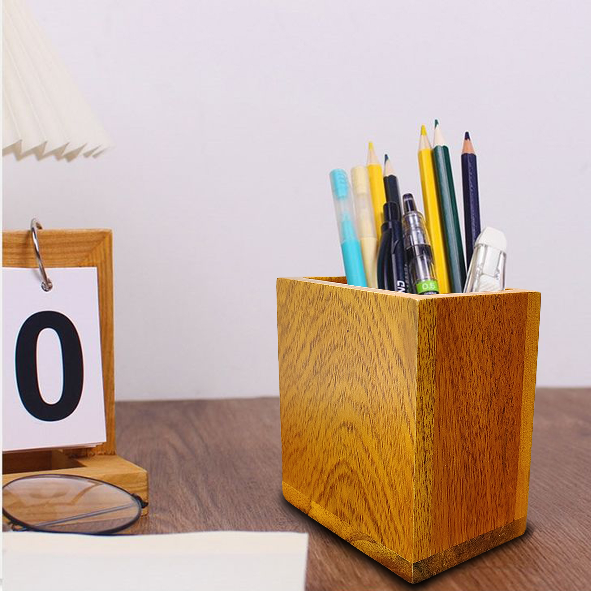 Dhokra Pen Stand | Artistic Design | Home & Office Decor - Image 3