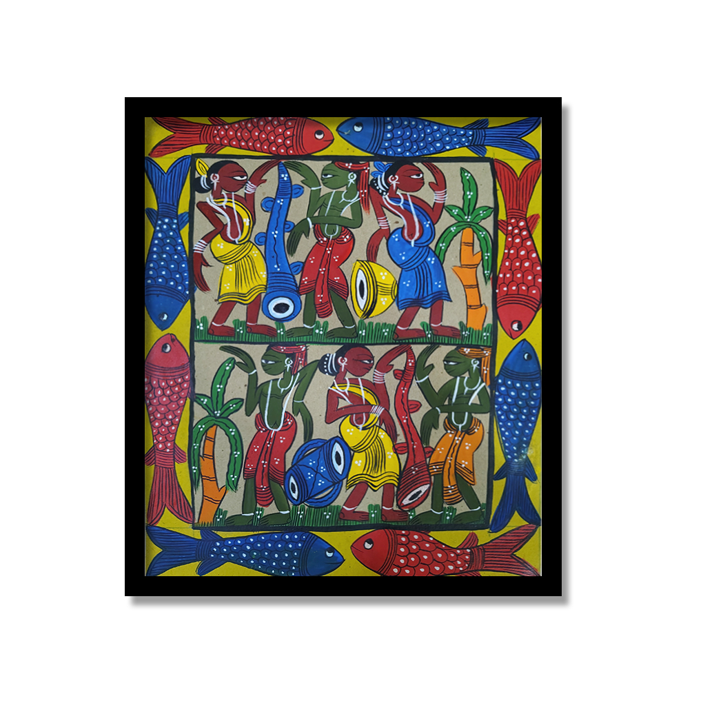 Pattachitra Painting (Fish) - Image 4