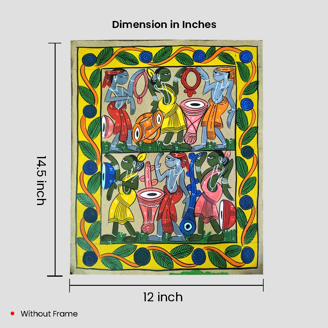 Patachitra Painting (Tribal) - Image 4