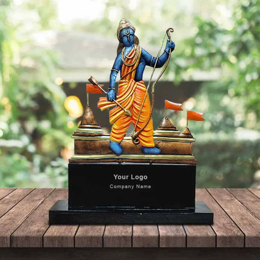 Handcrafted Lord Ram With Dhanush Momento