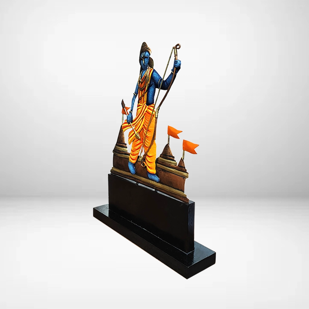 Handcrafted Lord Ram With Dhanush Momento - Image 5