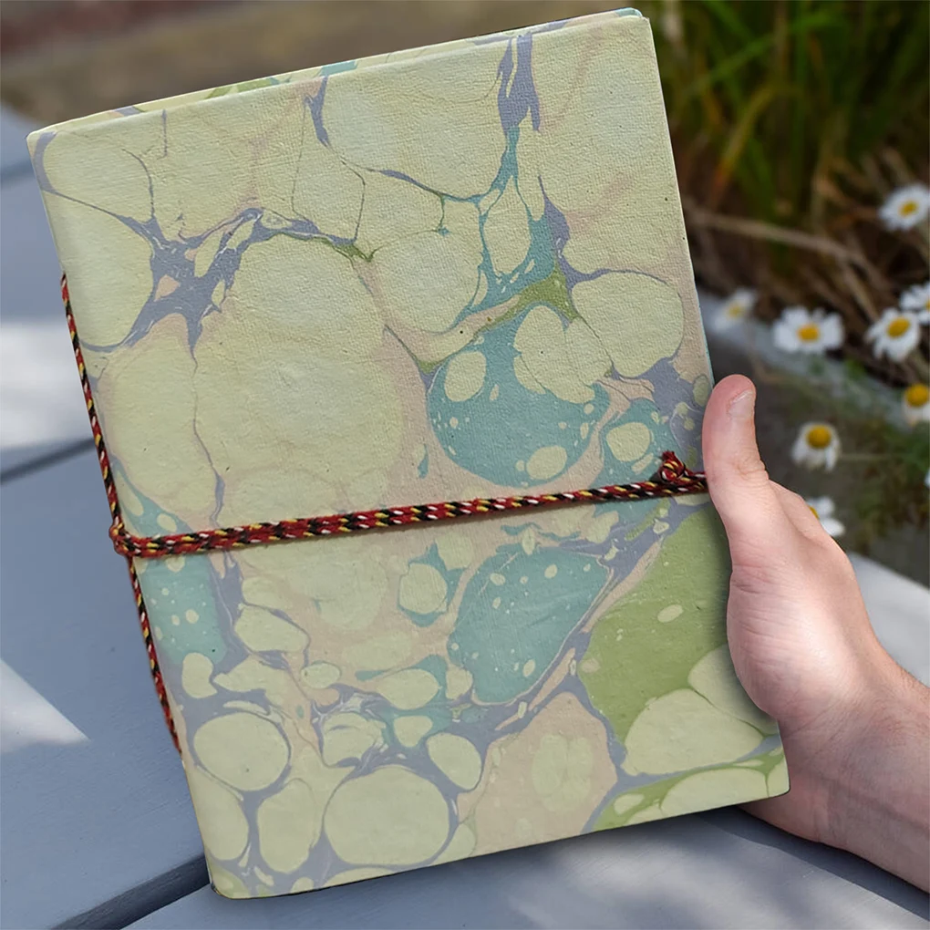 Handcrafted Marble Cover Diary