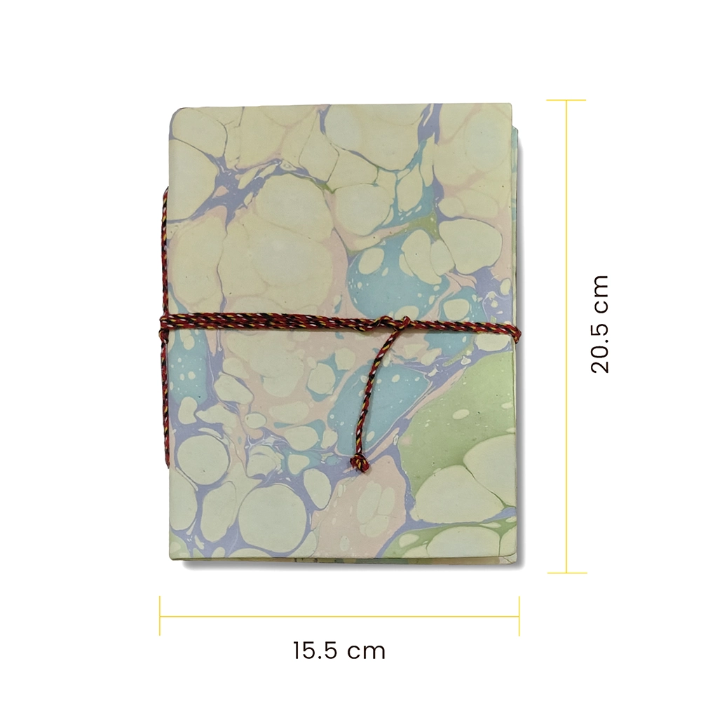 Handcrafted Marble Cover Diary - Image 2