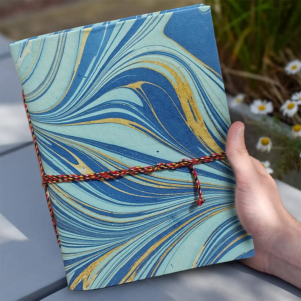 Handcrafted Marble Cover Diary