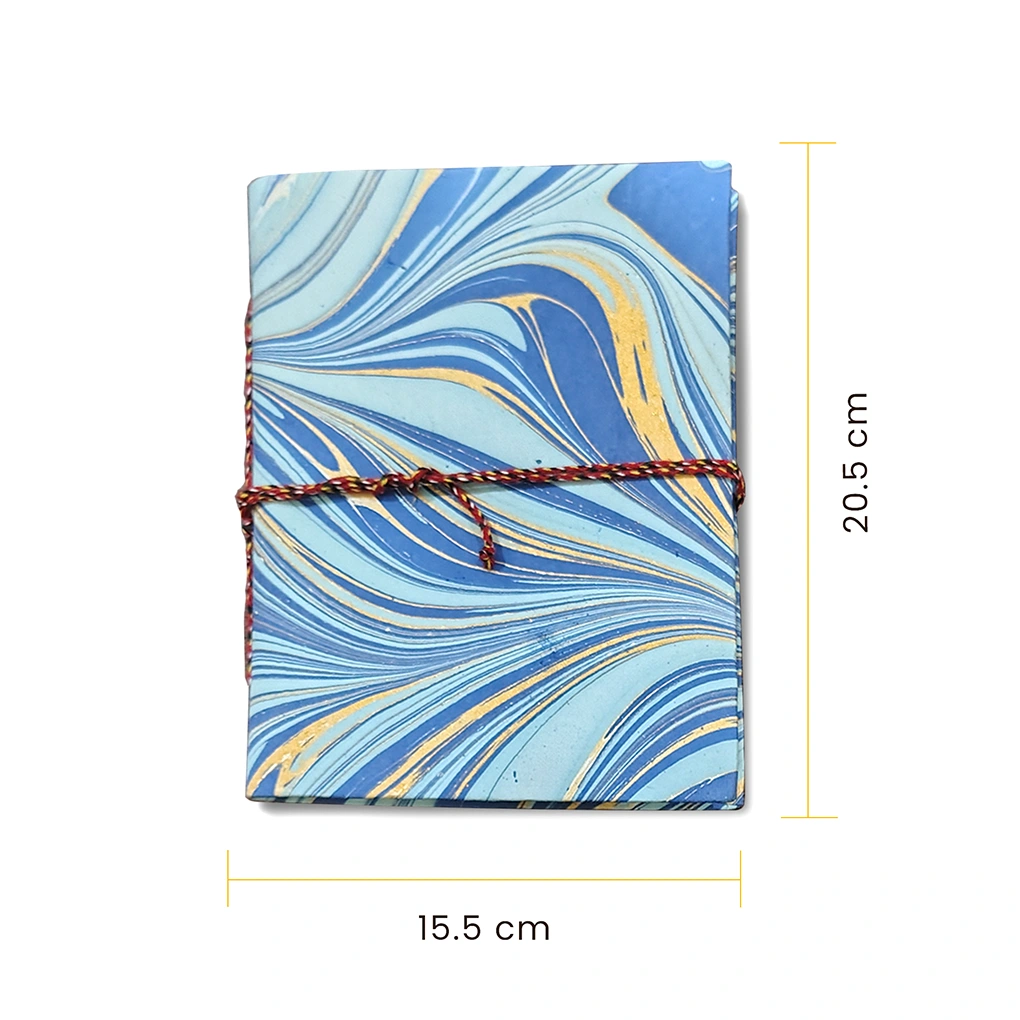Handcrafted Marble Cover Diary - Image 3