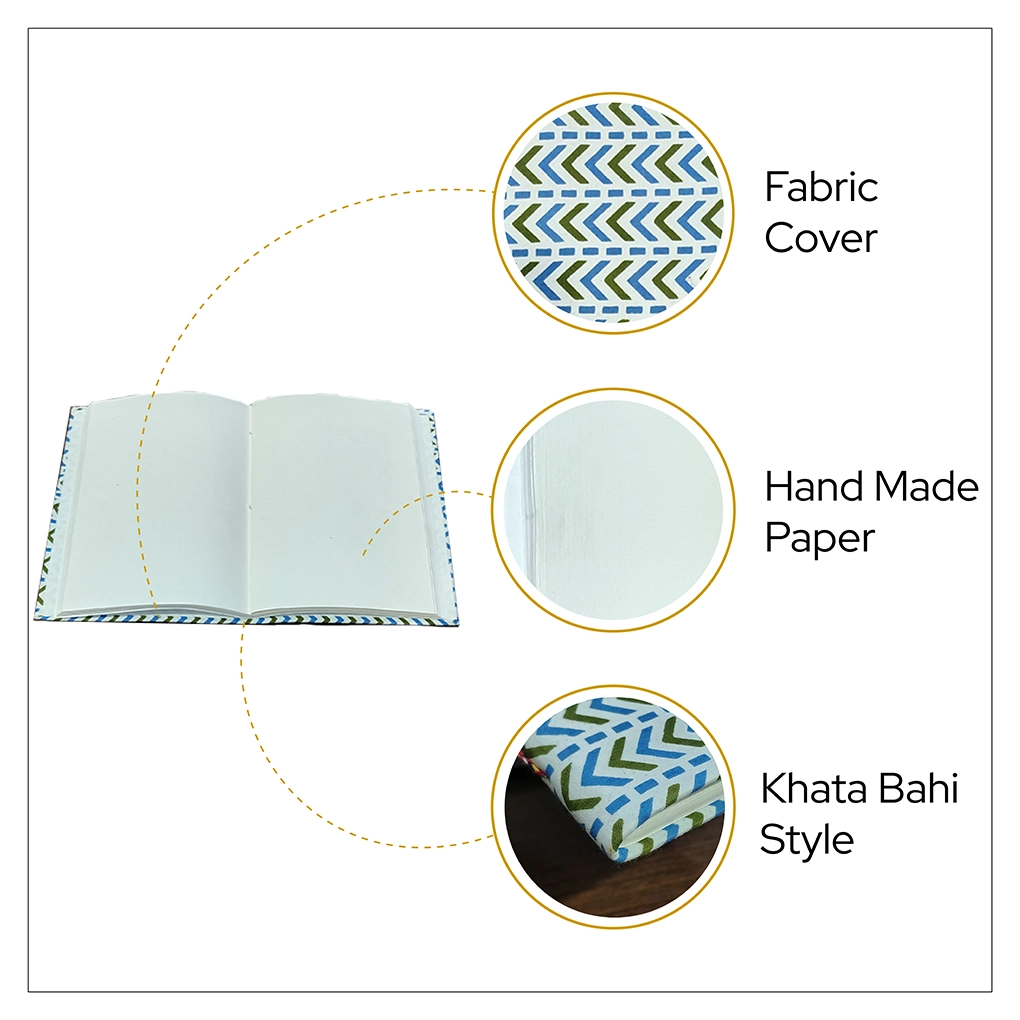 Handcrafted Khata-Bahi Style Diary - Image 2