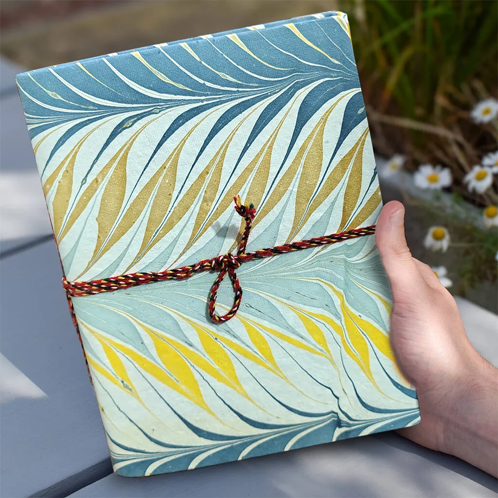 Handcrafted Marble Cover Diary