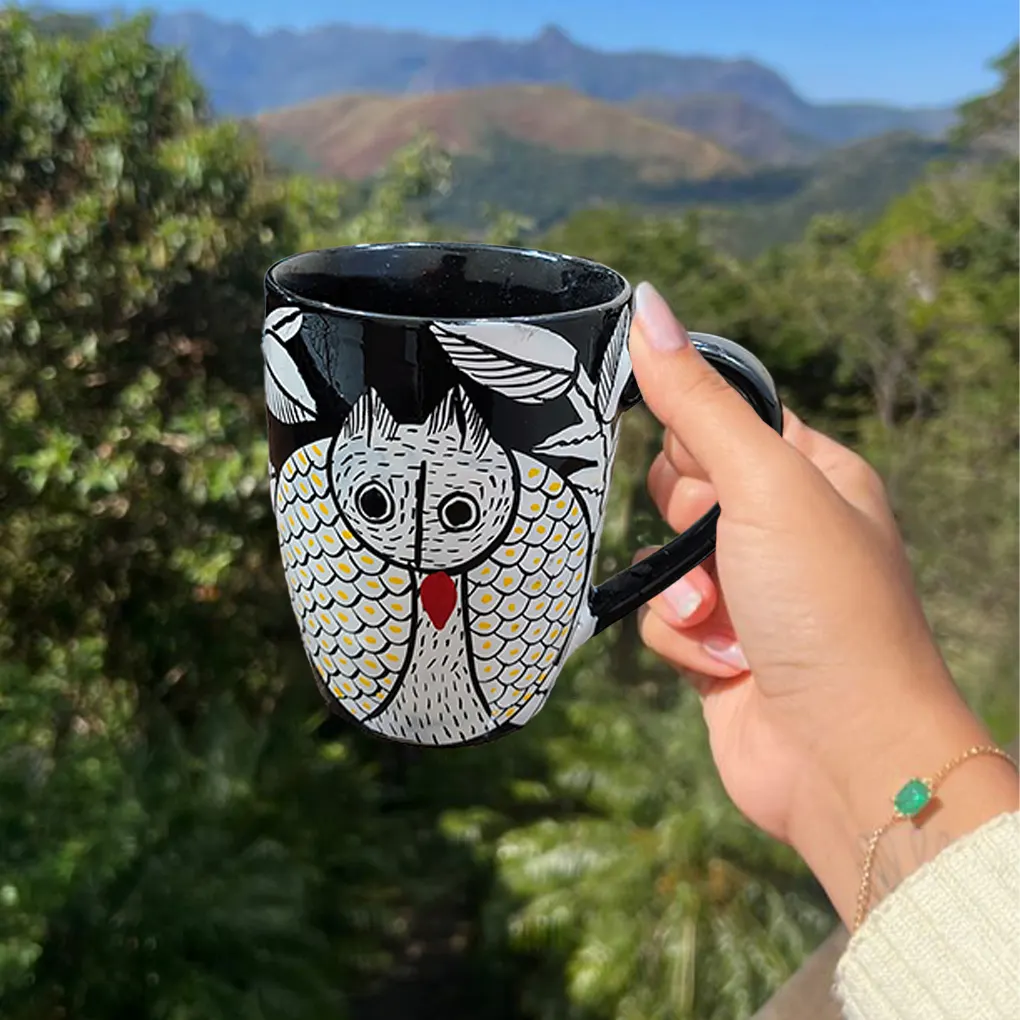 Indian art mug