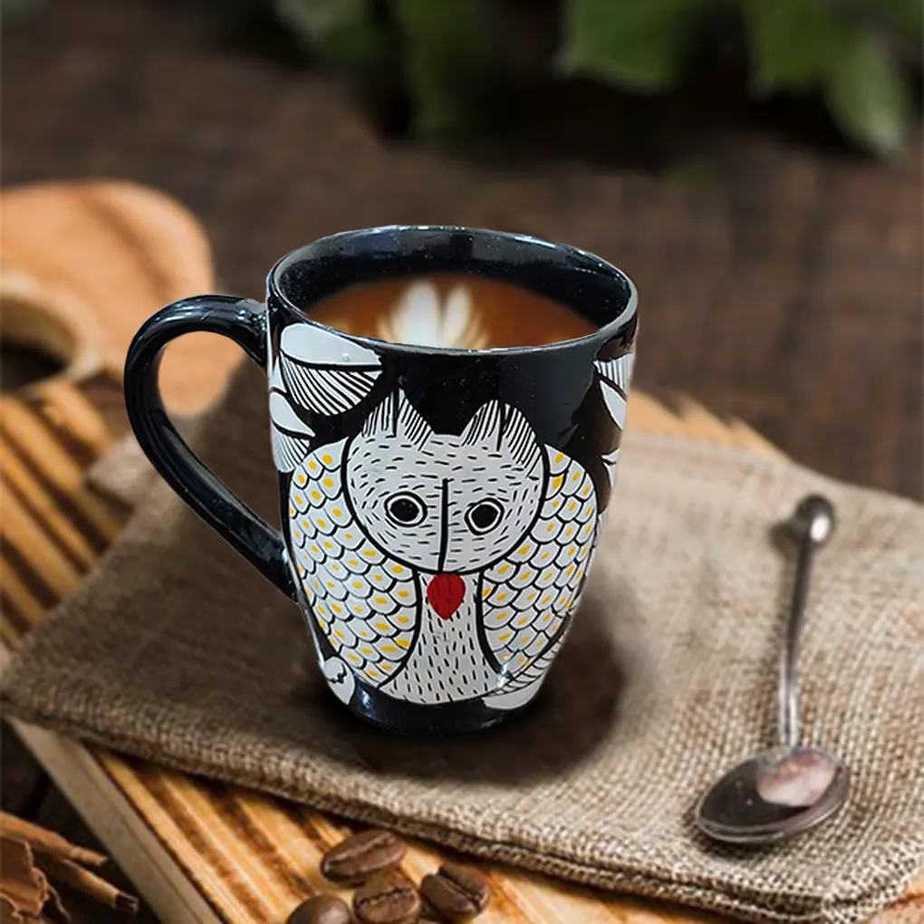Handmade Terracotta Coffee Mugs - Image 2