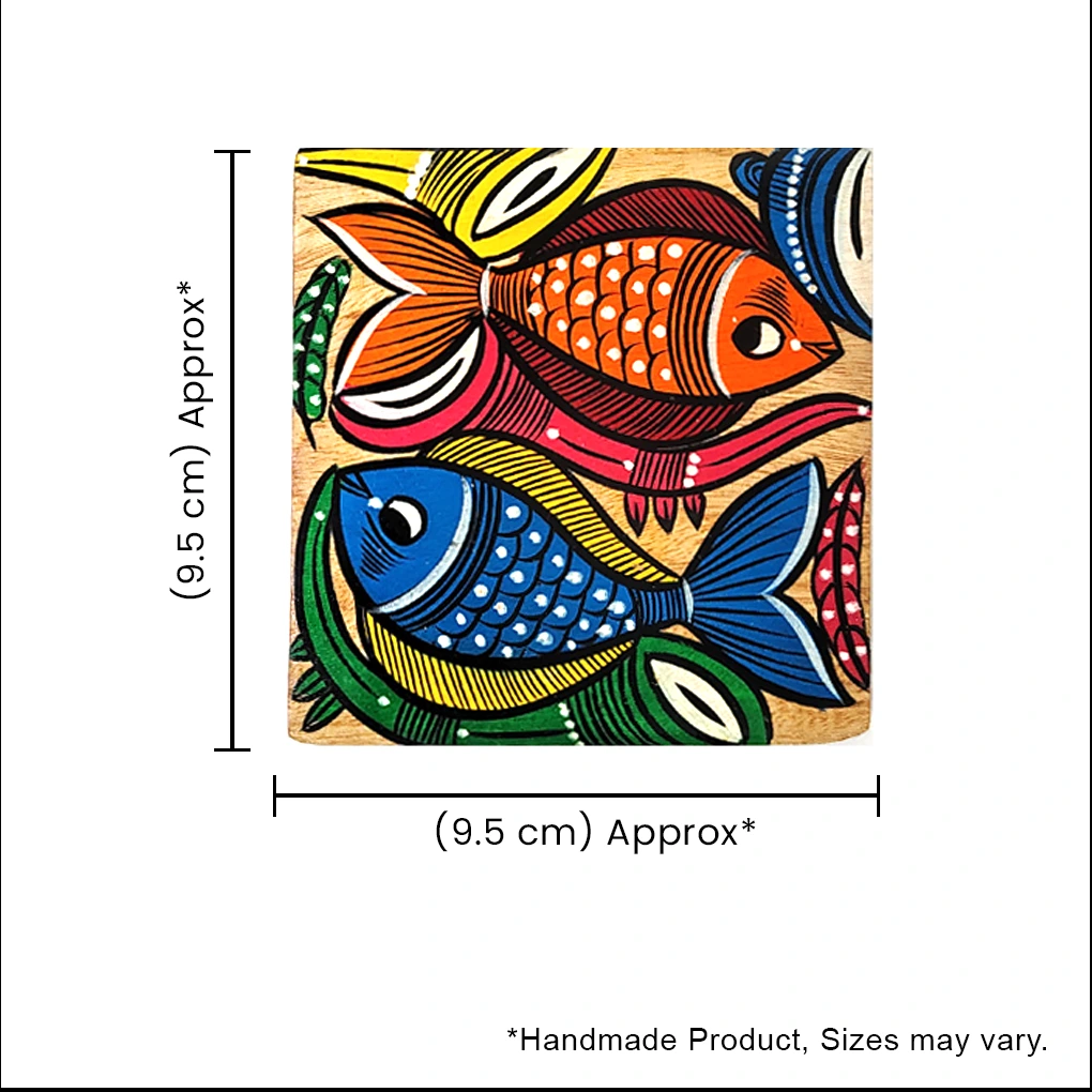 Hand-Painted Coasters - Set of 2 - Image 5
