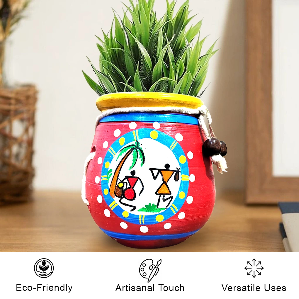 Decorative Terracotta Indoor Planter - Image 3