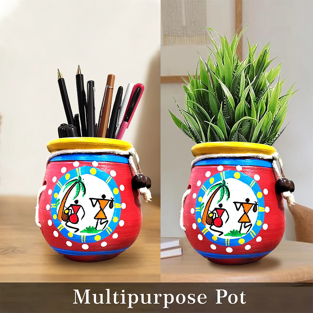 Decorative Terracotta Indoor Planter - Image 2