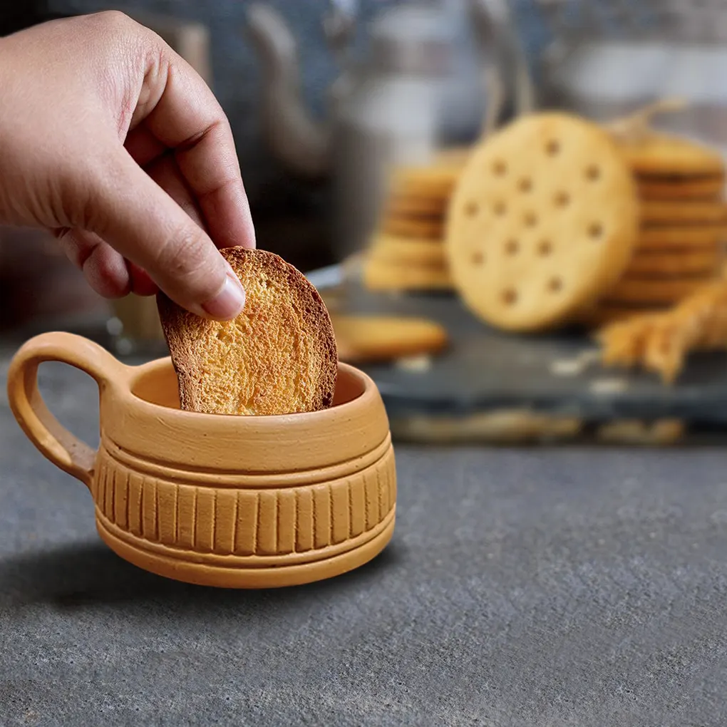Handcrafted Terracotta Cups (Set of 6)