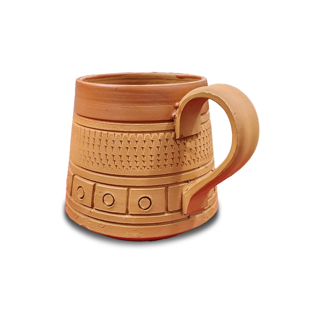 Handmade Terracotta Coffee Mugs - Image 4