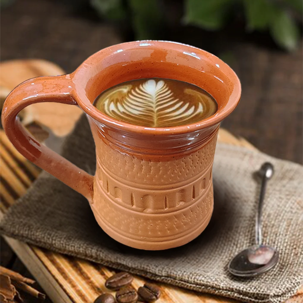 Handmade Terracotta Coffee Mugs - Image 2