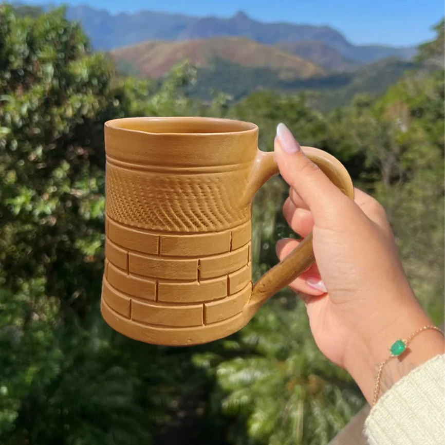 Handmade coffee mug