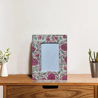 Fabric Cover Photo Frame