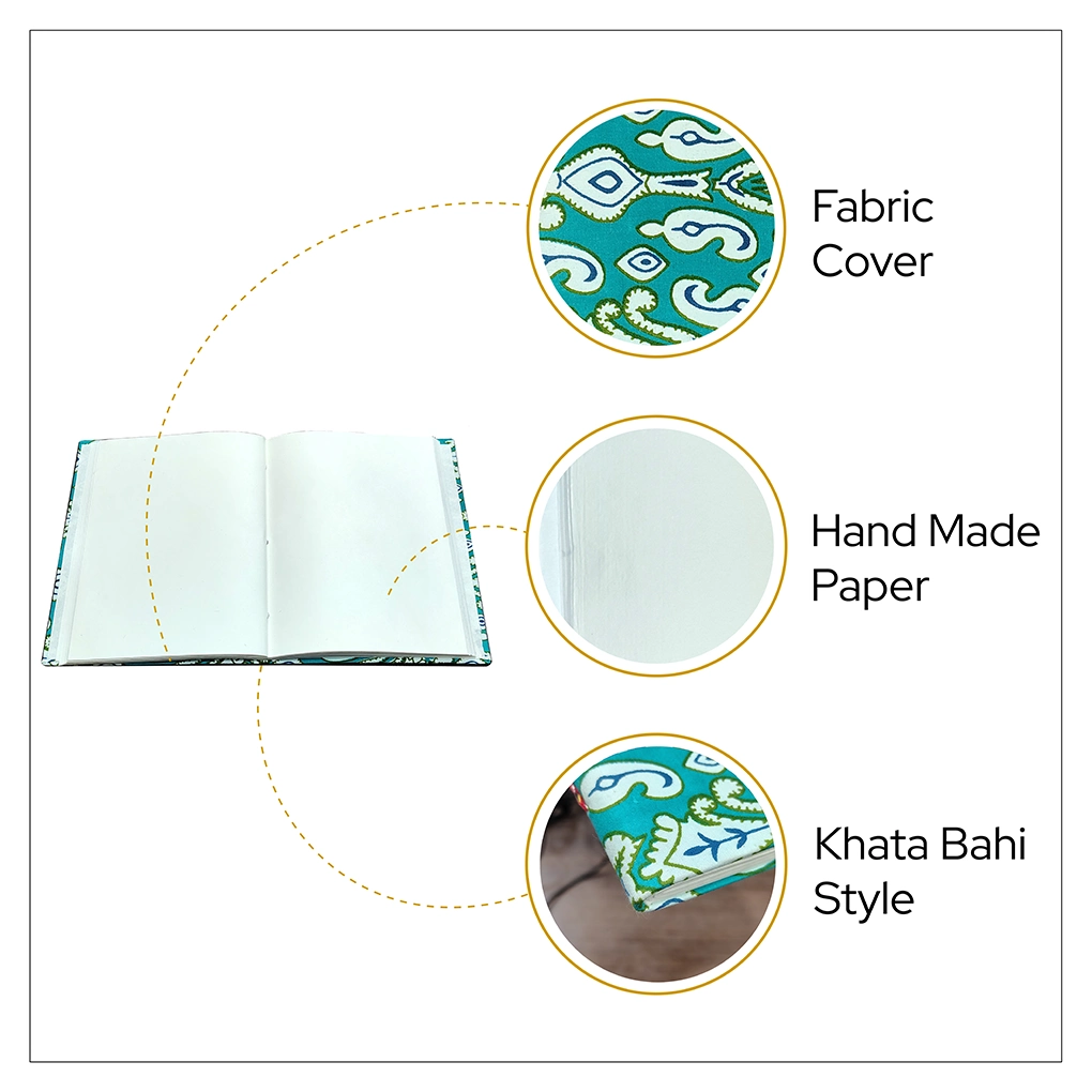 Handcrafted Khata-Bahi Style Diary - Image 2
