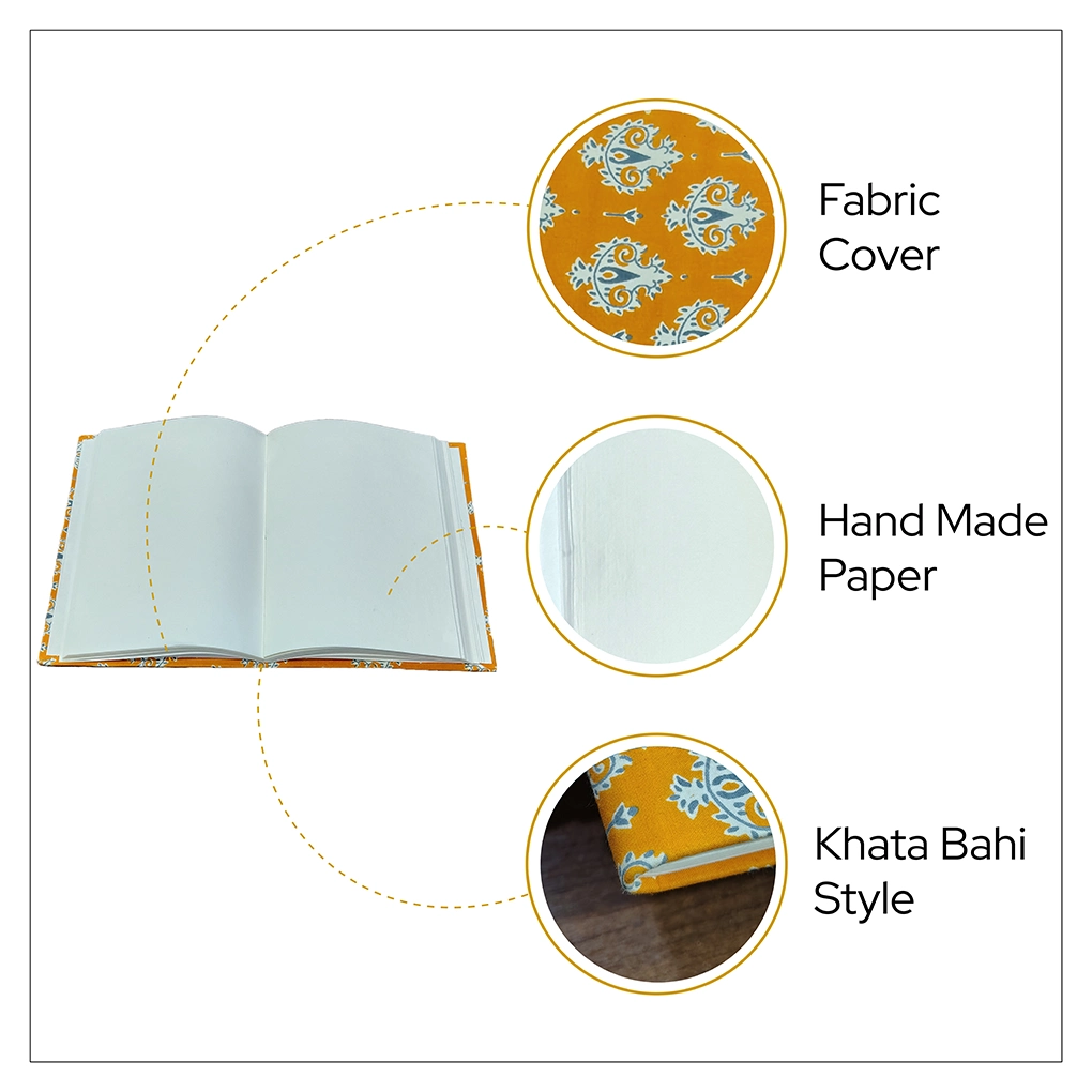 Handcrafted Khata-Bahi Style Diary - Image 2