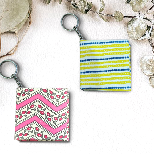 Multicolored Mini Key Ring Diary (Set of 2) - Image 2
