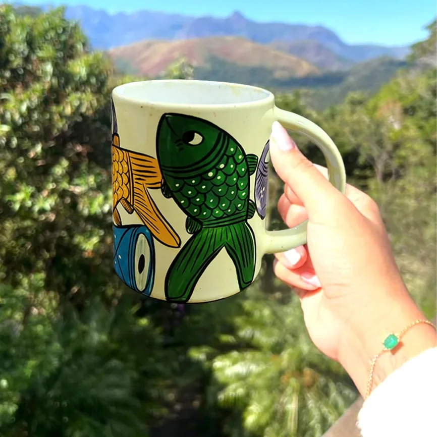 Hand painted mug