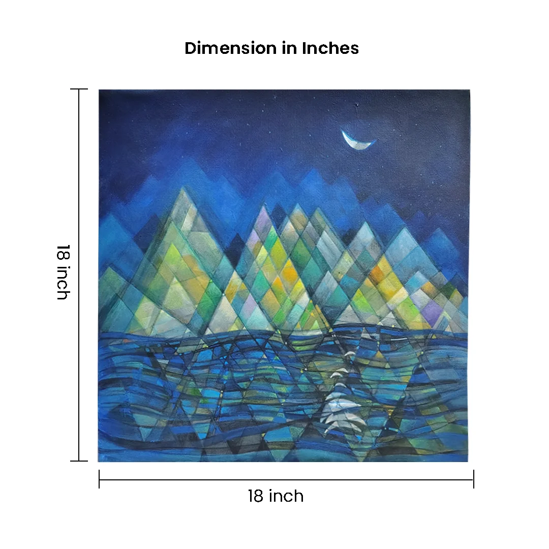 Sea Mountain Painting for Home - Image 5