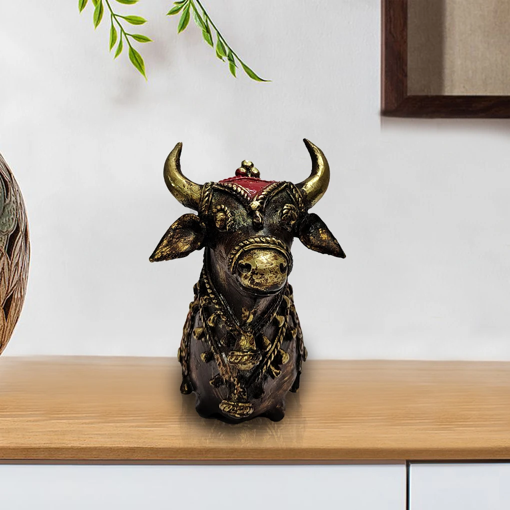 Handcrafted Dhokra Nandi (S) - Image 2