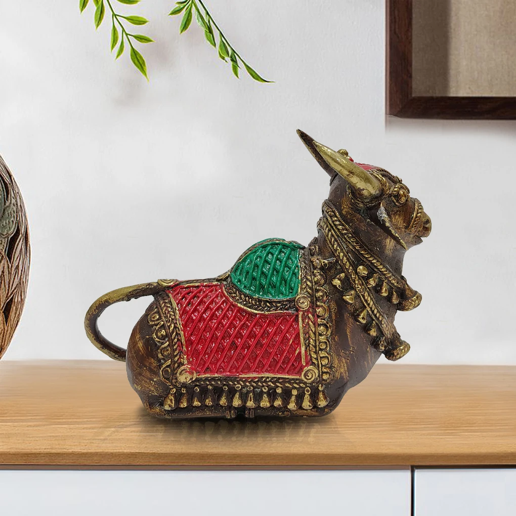 Handcrafted Dhokra Nandi (S) - Image 4