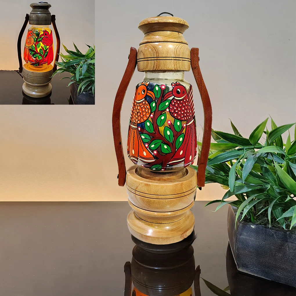 Hand-Painted Lamp