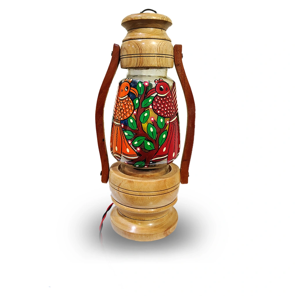 Hand-Painted Lamp - Image 3