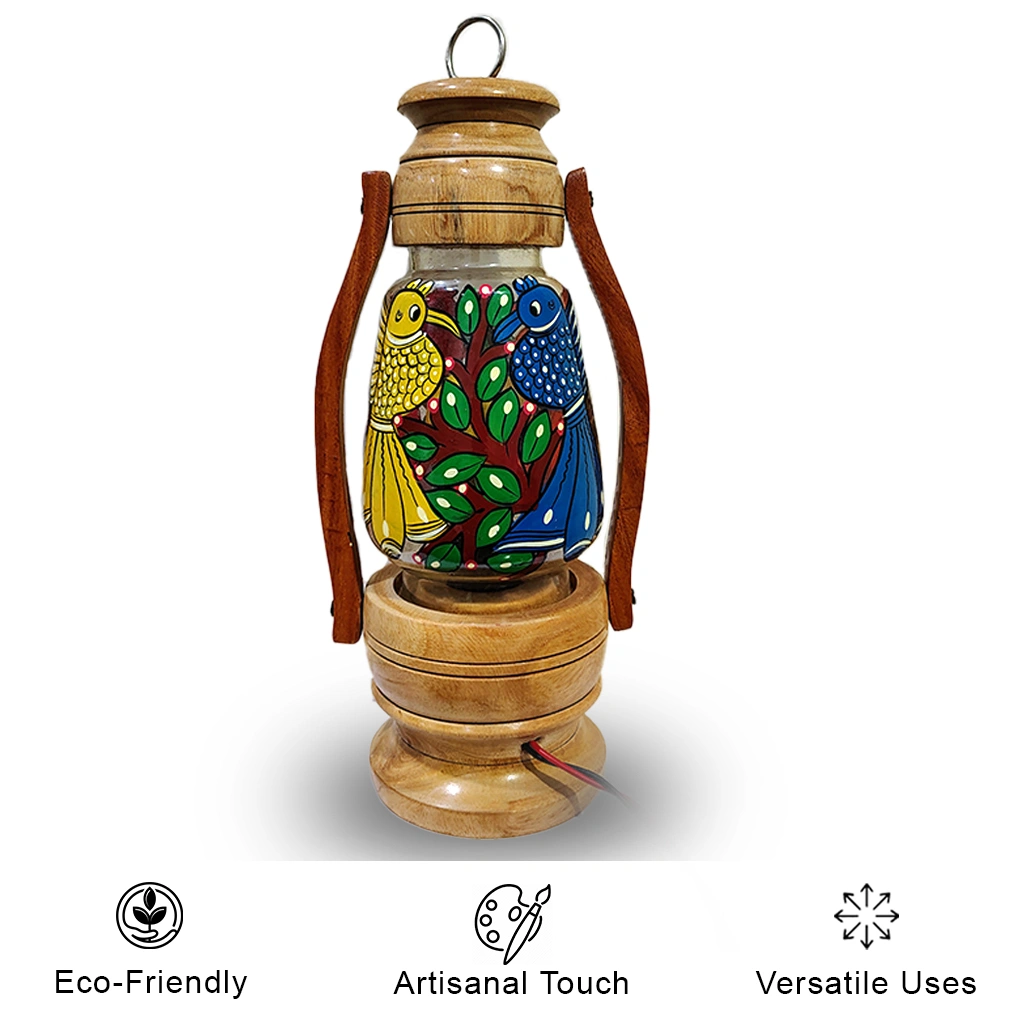 Hand-Painted Lamp - Image 4