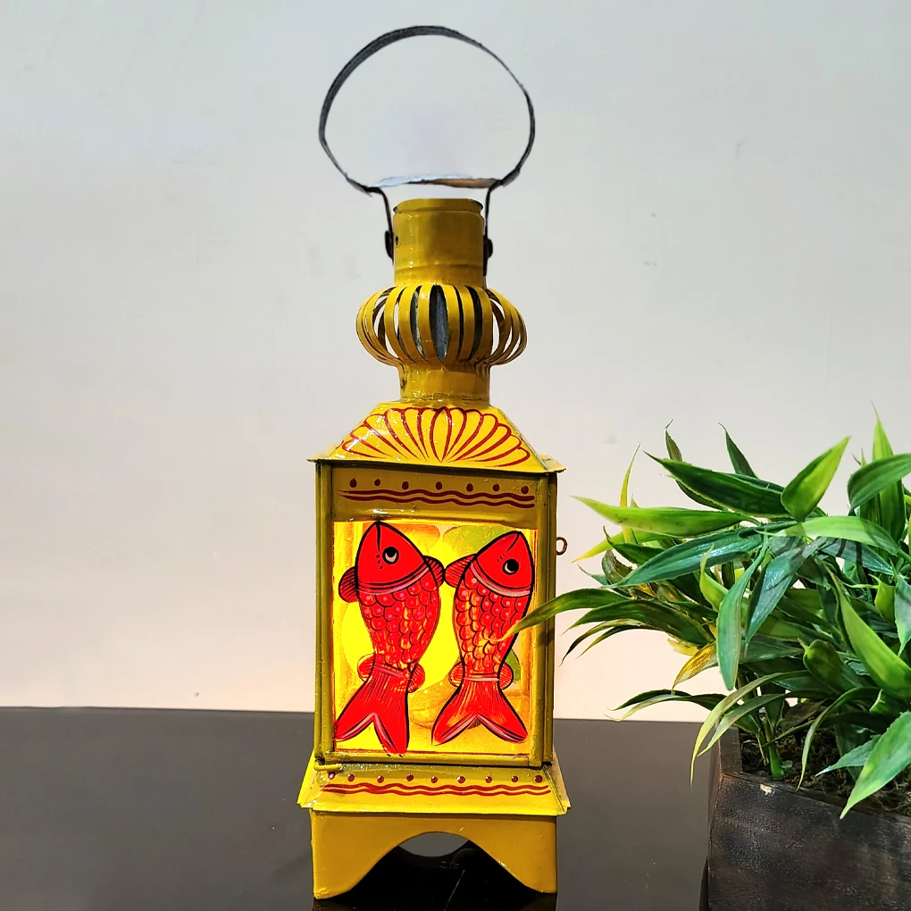 Hand-Painted Lamp