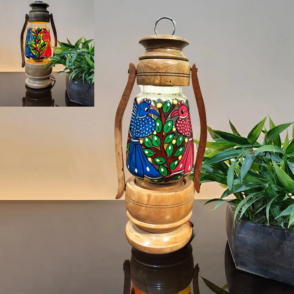 Hand-Painted Lamp