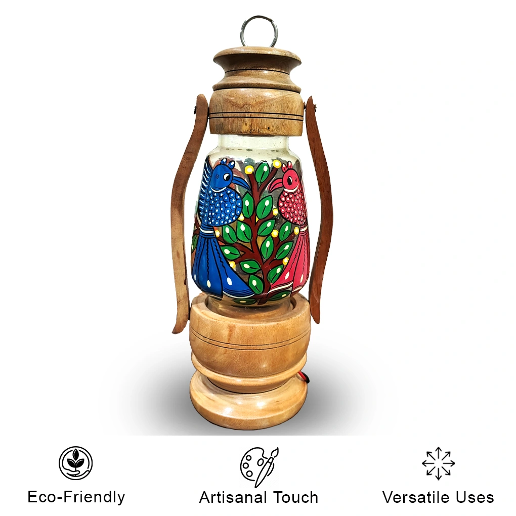 Hand-Painted Lamp - Image 3