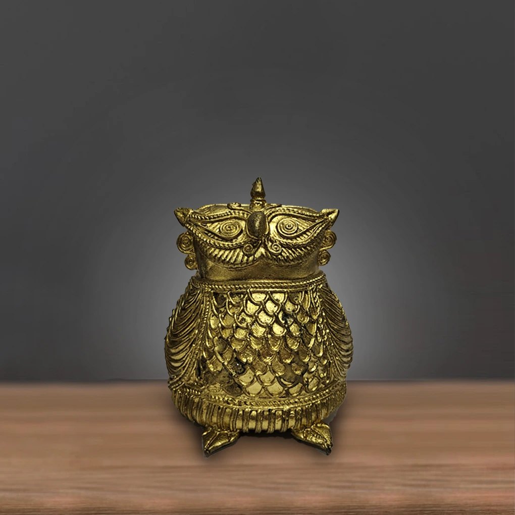 Dokhra Owl Showpiece for Vastu