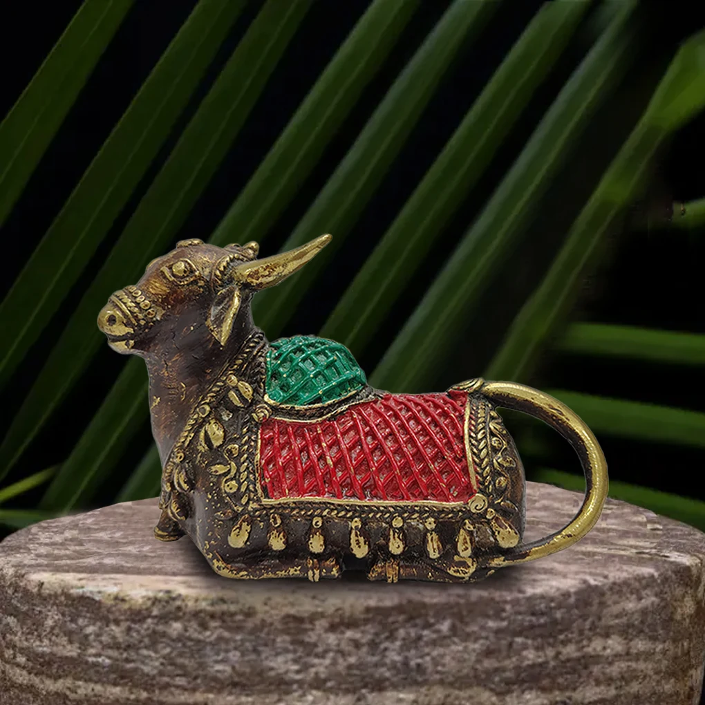 Handcrafted Dhokra Nandi (S)