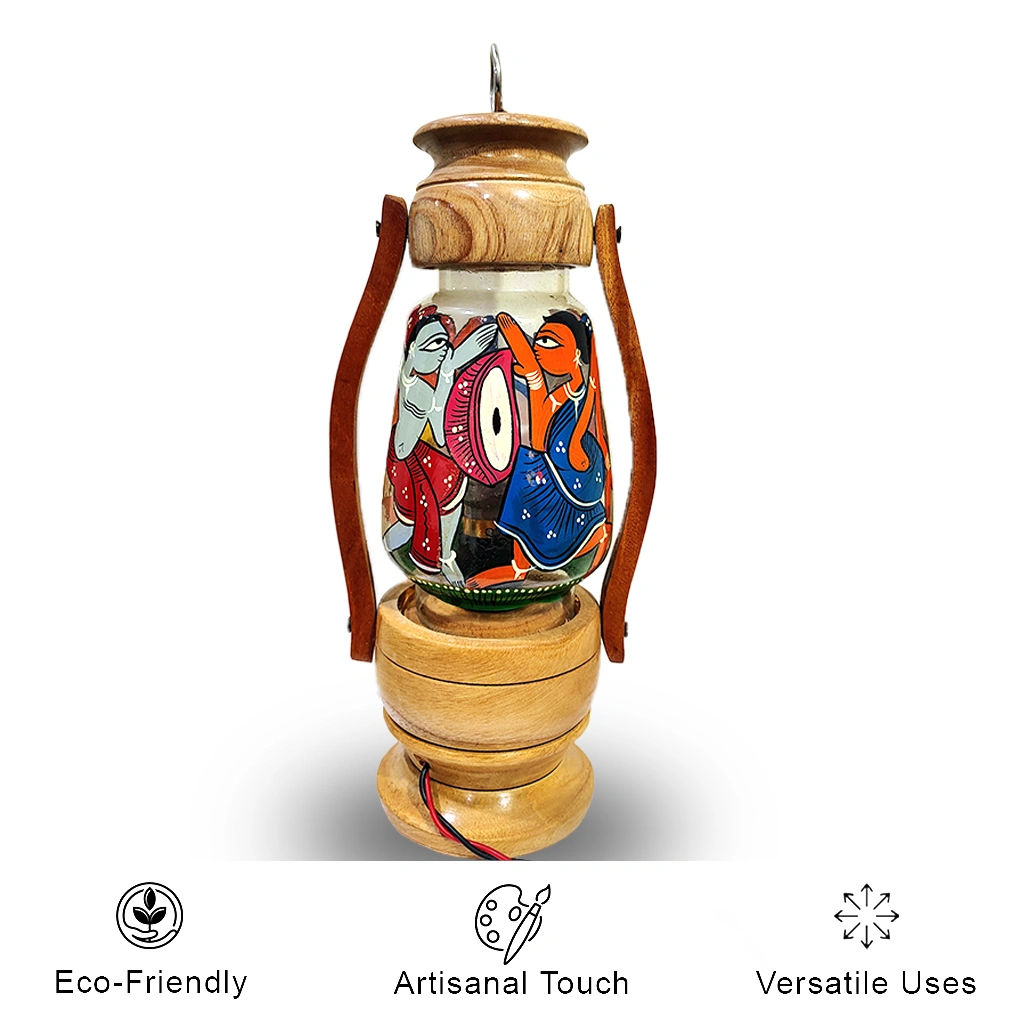 Hand-Painted Lamp - Image 3