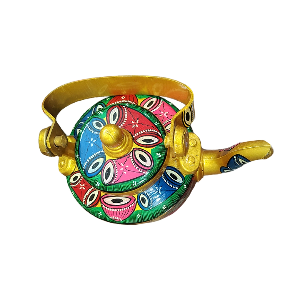 Tribal Painted Kettle - Image 6