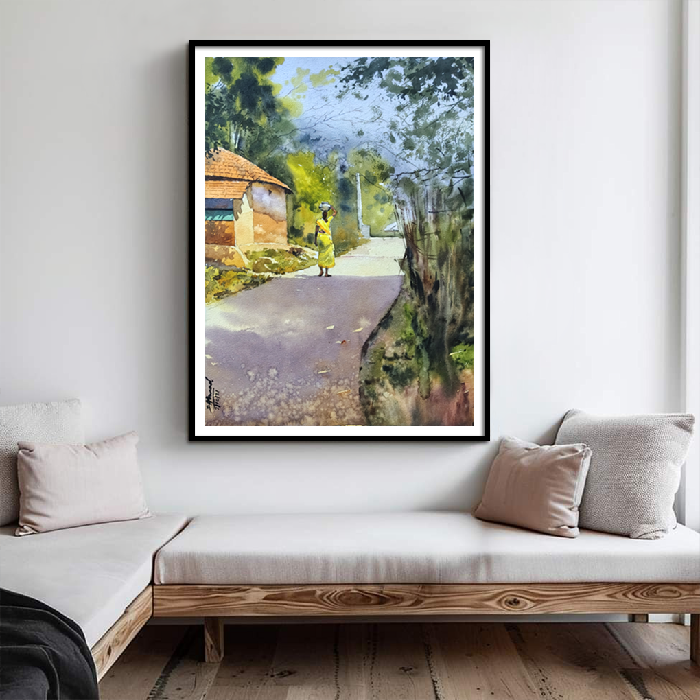 River of Tranquillity – Original Watercolour Landscape Painting