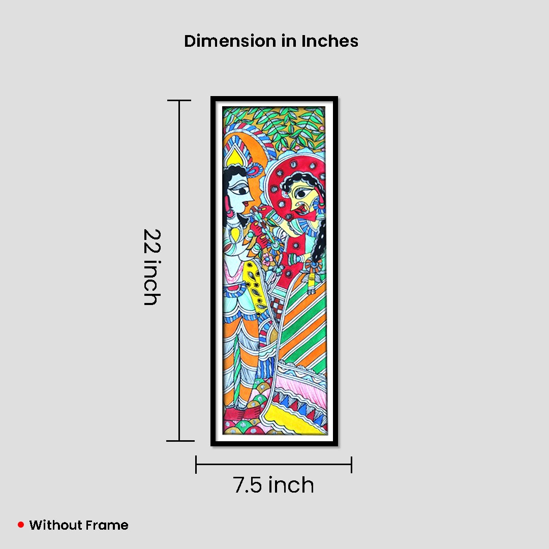 Mithila Art Romantic Couple - Image 4