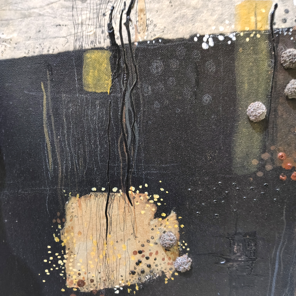 Modern Abstract Textured Canvas Painting – Contemporary Wall Art - Image 8