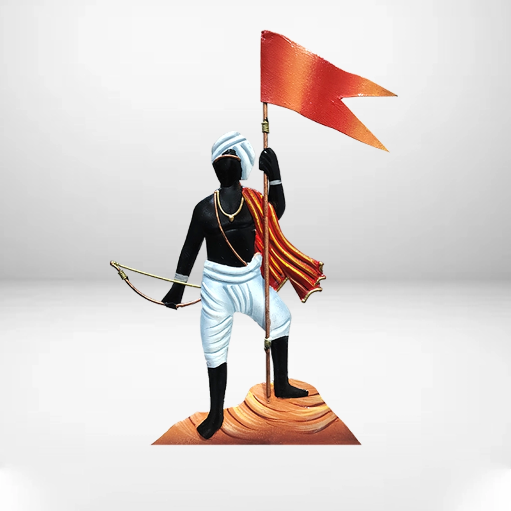 Bastar Art Handmade Warrior Memento – Wrought Iron Tribal Decor with Customisation Option - Image 3