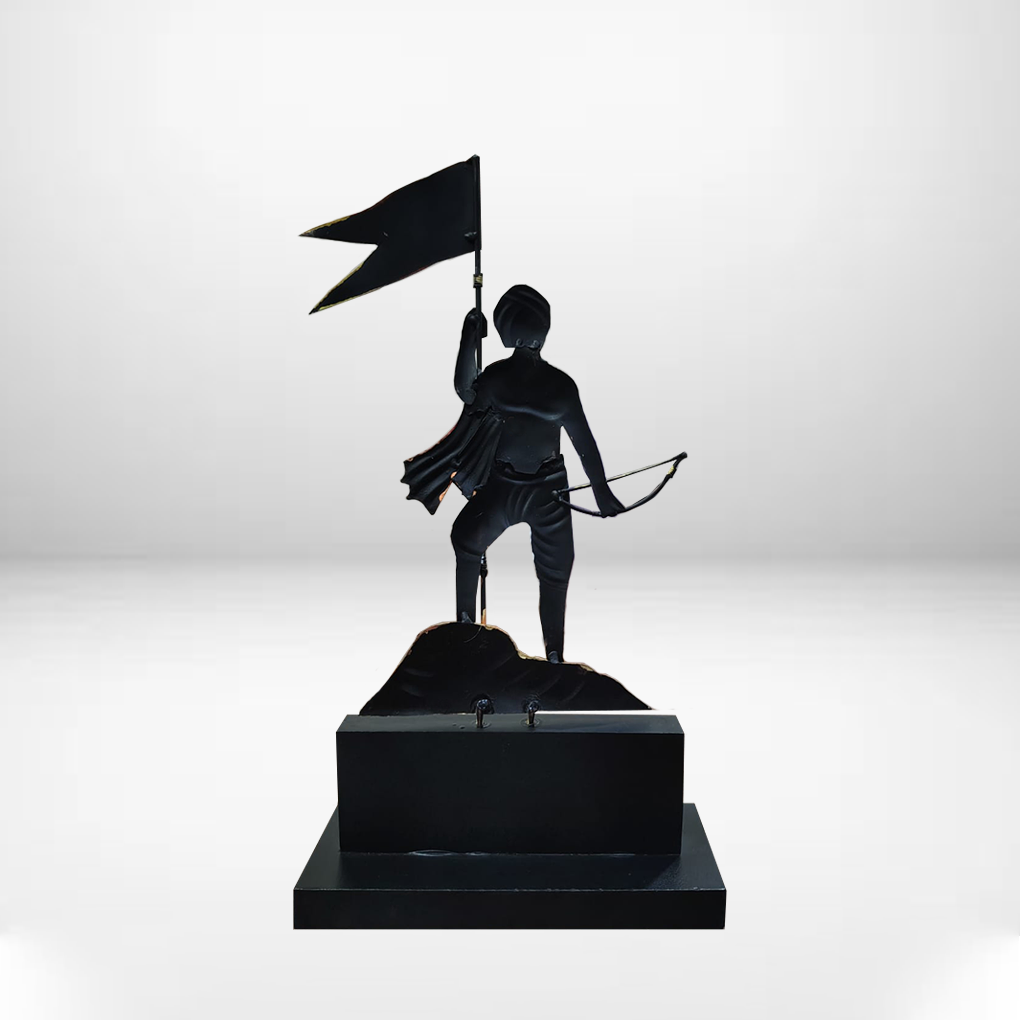 Bastar Art Handmade Warrior Memento – Wrought Iron Tribal Decor with Customisation Option - Image 5